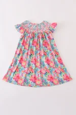 Sunshine garden smocked dress