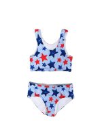 All-American Starlet Girls Two-Piece Patriotic Swimsuit