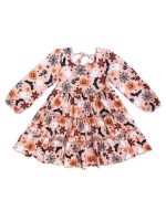 Frightfully Fun Fall Girls Long Sleeve Dress