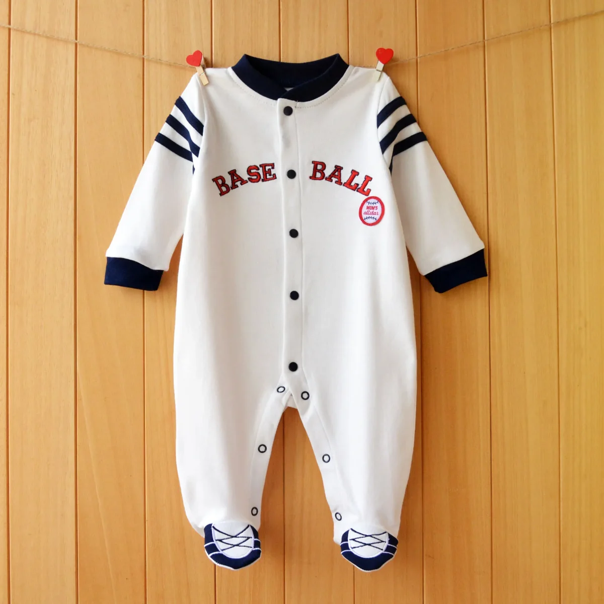 Baby clothes newborn coverall infants boys clothes baseball sport style cotton ropa de bebe spring toddler clothing boy - Image 1