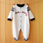 Baby clothes newborn coverall infants boys clothes baseball sport style cotton ropa de bebe spring toddler clothing boy