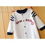 Baby clothes newborn coverall infants boys clothes baseball sport style cotton ropa de bebe spring toddler clothing boy - Image 3