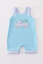 Blue truck fishing applique jonjon