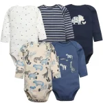 Baby Boy Bodysuits 5 Pieces Newborn Clothes Set Toddler Baby Girl Clothing 100% Cotton Soft Infant New Cartoon Bebe Jumpsuits - Image 11