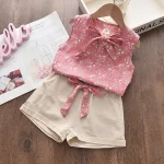 New Summer Baby Girls Clothes Children Sleeveless Vest Shorts 2Pcs/Sets Toddler Clothing Infant Fashion Costume Kids Tracksuits - Image 8
