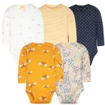 Baby Boy Bodysuits 5 Pieces Newborn Clothes Set Toddler Baby Girl Clothing 100% Cotton Soft Infant New Cartoon Bebe Jumpsuits - Image 13
