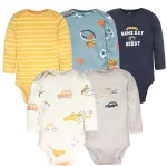Baby Boy Bodysuits 5 Pieces Newborn Clothes Set Toddler Baby Girl Clothing 100% Cotton Soft Infant New Cartoon Bebe Jumpsuits - Image 16