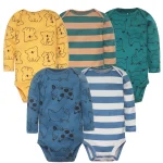 Baby Boy Bodysuits 5 Pieces Newborn Clothes Set Toddler Baby Girl Clothing 100% Cotton Soft Infant New Cartoon Bebe Jumpsuits - Image 17