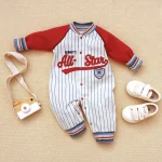 Baby clothes newborn coverall infants boys clothes baseball sport style cotton ropa de bebe spring toddler clothing boy - Image 8
