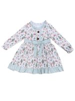 The Little Things Gingham Ruffle Trim Christmas Dress