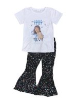 Wildest Dreams Black Sequin Bell Bottoms Girls Outfit