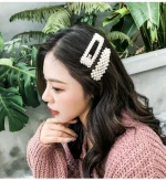 Fashion Girl Elegant Pearls Hair Clips Alloy Barrettes Girls Hair Accessories women HairPins Hair Accessories - Image 2