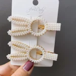 Fashion Girl Elegant Pearls Hair Clips Alloy Barrettes Girls Hair Accessories women HairPins Hair Accessories - Image 11