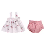 Lawadka Summer Thin Newborn Baby Clothes For Girls Set Print Mini Dress And PP Shorts 2Pcs Set Infant Baby Clothing Outfit 2024 - Image 9