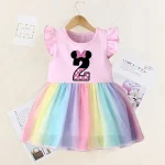 Baby Girl Clothes 1nd 2nd 3nd 4nd Birthday Dress Outfits Girls rainbow Dresses Cartoon Clothes Girls Casual Vestidos - Image 23