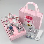 18 Pieces Baby Hair Accessories Princess Headdress Girls Headband Children Barrettes Headband Gift Set - Image 6