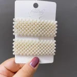 Fashion Girl Elegant Pearls Hair Clips Alloy Barrettes Girls Hair Accessories women HairPins Hair Accessories - Image 5