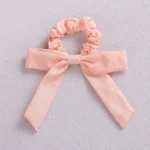 Girls Hair Accessories Big Bows Toddler Ponytail Holder Cotton Linen Children Elastic Scrunchy Fashion Hair Rubber Bands - Image 7
