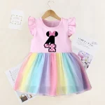 Baby Girl Clothes 1nd 2nd 3nd 4nd Birthday Dress Outfits Girls rainbow Dresses Cartoon Clothes Girls Casual Vestidos - Image 28
