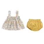 Lawadka Summer Thin Newborn Baby Clothes For Girls Set Print Mini Dress And PP Shorts 2Pcs Set Infant Baby Clothing Outfit 2024 - Image 7