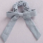Girls Hair Accessories Big Bows Toddler Ponytail Holder Cotton Linen Children Elastic Scrunchy Fashion Hair Rubber Bands - Image 18