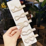 New Fashion Women Girls Pearl Hairpins Side Clip Hair Jewelry 2022 Trendy Simple Geometric Headwear Hair Accessories Barrettes - Image 12