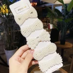 New Fashion Women Girls Pearl Hairpins Side Clip Hair Jewelry 2022 Trendy Simple Geometric Headwear Hair Accessories Barrettes - Image 13