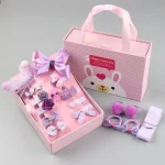18 Pieces Baby Hair Accessories Princess Headdress Girls Headband Children Barrettes Headband Gift Set - Image 11