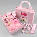 18 Pieces Baby Hair Accessories Princess Headdress Girls Headband Children Barrettes Headband Gift Set - Image 7