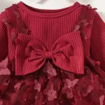 Baby Dresses for Girls Spring Autumn Girl Dress Child Baby Sweet Princess Dress Infant Fashion Girl Mesh Butterfly Newborn Dress - Image 4