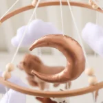 Crib Mobile Bed Bell Wooden Baby Rattles Soft Felt Cartoon Animal Bed Bell Newborn Music Box Hanging Toy Crib Bracket Baby Gifts - Image 4