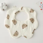 Newborn Bibs Burp Cloths For Baby Girls Boys Infants Cotton Saliva Towel Toddler Feeding Drool Bib Thickened Burp Cloths New - Image 5