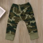 Newborn Baby Boy Clothes Camouflage Print Toddler Girl Clothes T-shirt Harem Pant 2Pcs Boys Set Children Infant Outfit A255 - Image 5