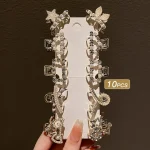 10 Girls' Hair Accessories with Multi-Color Elegant Bangs and Side Hair Claws - Image 3