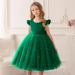 Baby Girls Summer Dresses 2 3 6 8 10Yrs Cute Kids Birthday Princess Dress Children Casual Clothes Sleeveless Girls Layered Dress - Image 10