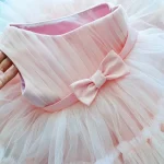 Baby Girls Birthday Dress For 1 2 Year Newborn Baptism Pink Clothes Toddler Kid One Shoulder Elegant Christening Party Tutu Gown - Image 2