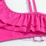Baby Girls Swimsuits for Toddlers Kids 3pcs Bathing Suits Bikini - Image 5