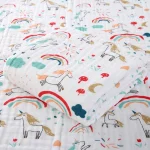 Cotton Baby Bath Towel Boys Girls Towel Blanket For Newborn Baby Bathrobe 4 Layers Gauze Washcloth Infant Swaddle - Image 19