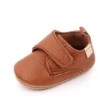 Baby Shoes For Newborn Baby Boy Girl Shoes Classic Leather Hrad Rubber Sole Anti-slip First Walkers Kids Infant Toddler - Image 9