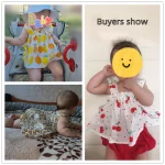 Lawadka Summer Thin Newborn Baby Clothes For Girls Set Print Mini Dress And PP Shorts 2Pcs Set Infant Baby Clothing Outfit 2024 - Image 6