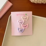 4pcs/set Cute Colorful Geometric Mini Hair Clips For Girls Sweet Hair Ornament Hairpins Barrettes Kids Lovely Hair Accessories - Image 10