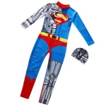 3-12Y Kid Boy Cartoon Big Boy Swimsuit Swimwear UV Sun Protection Swimming Costume Bathing Suit Outfit Korean Sunscreen - Image 8