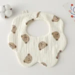 Newborn Bibs Burp Cloths For Baby Girls Boys Infants Cotton Saliva Towel Toddler Feeding Drool Bib Thickened Burp Cloths New - Image 10