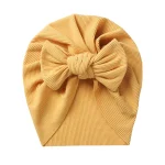Baby Accessories For Newborn Toddler Kids Baby Girl Boy Turban Cotton Beanie Hat Winter Cap Knot Solid Soft Hospital Caps - Image 10