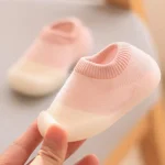 Baby Shoes Toddler First Walkers Infant Boys Girls Kids Rubber Soft Non-Slip Sole Floor Barefoot Casual Shoes Knit Booties - Image 13