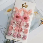 Trendy Adorable Children's Flower Hair Accessories Hair Clips Toddler Headwear Hair Decorations for Girls Cute Hairpins 10Pcs - Image 10
