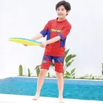 Toddler Baby Boys Swimwear Avengers Spiderman Swimsuit Kids Float Bathing Child Surfing Suit Cartoon Beach Wear With Hat Goggles - Image 4