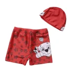 Kid Swimwear Pants Cap Set Baby Boy Swimsuit Shorts Cartoon PAW Patrol kids Swimming Trunks Gift - Image 4