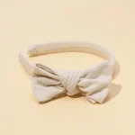 Baby Accessories For Newborn Toddler Kids Baby Girl Boy Headband  Solid Color Hairhoop Simple  Atmospheric Bow Hair Accessories - Image 12