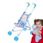 Trendy Interactive Dolls Pram Plastic Pretend Play Toys Doll Handcart Stable Doll Accessories for Boys Girls Babies - Image 4